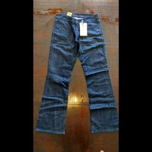 NWT Levi's 522 Ultra Low Rise Dark Indigo Wash Boot Cut Jeans - Women's 6M/28W